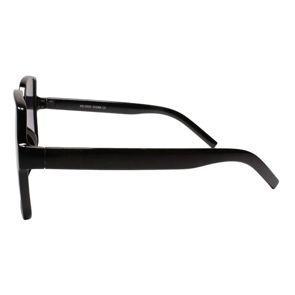 Oversized Square Frame Black Womens Sunglasses